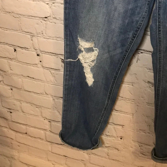 A.N.A. Boyfriend Skinny Crop Distressed Jeans - Picture 5 of 9